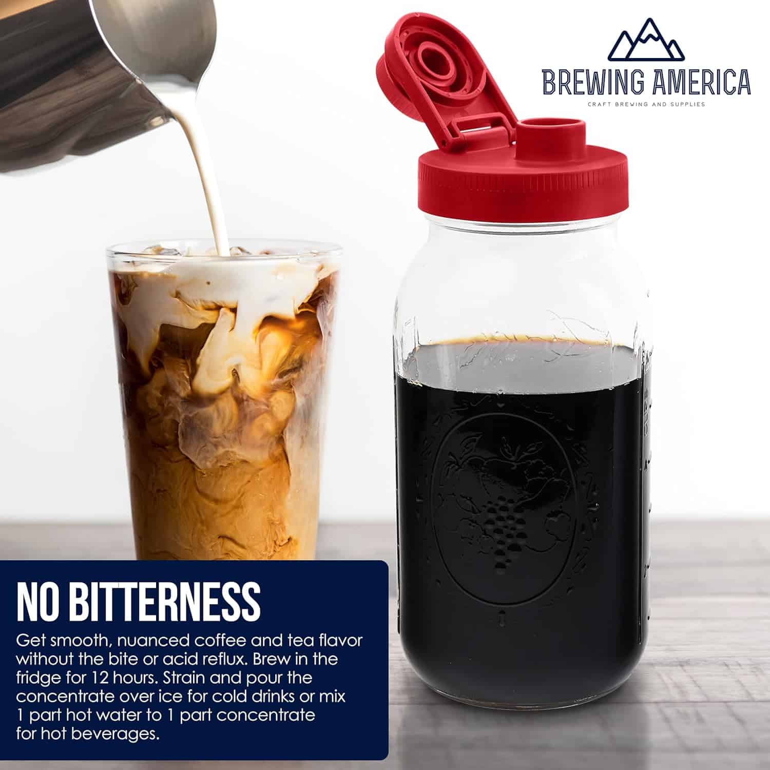 Brewing America Mason Jar Cold Brew Coffee Maker: The Perfect Addition to Your Coffee Routine