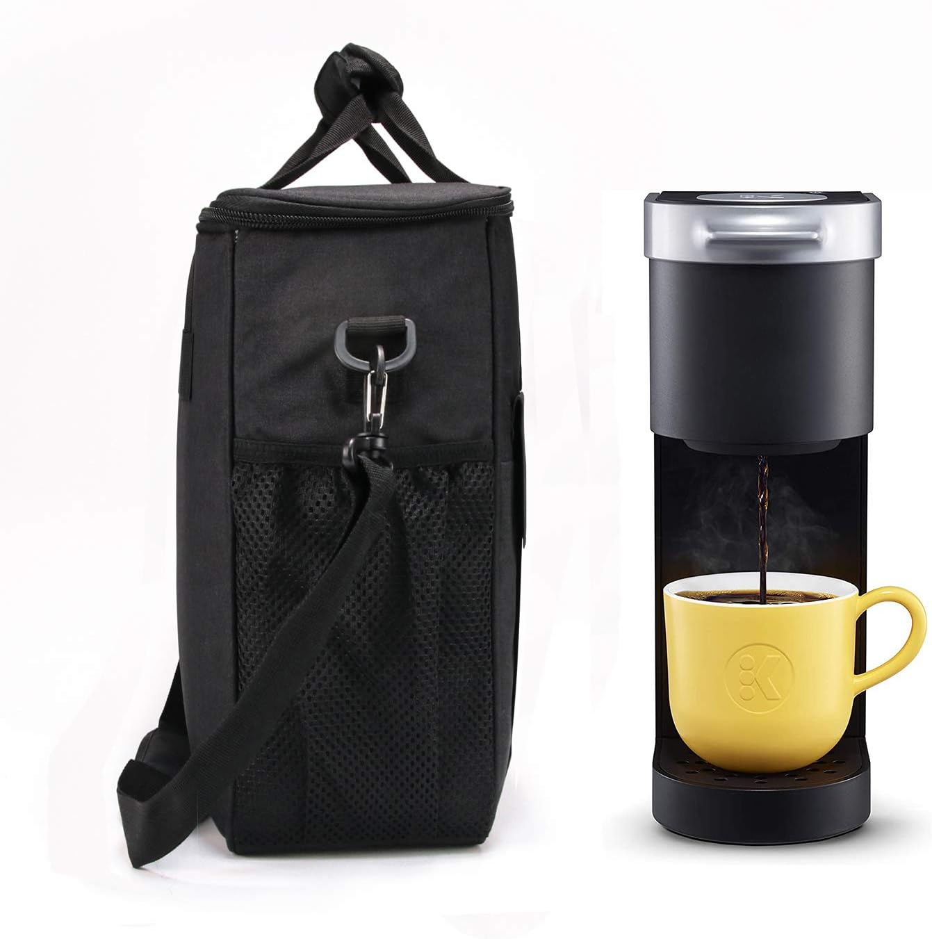 VOSDANS Travel Coffee Maker Carry Bag: The Perfect Travel Companion for Keurig K-Mini or K-Mini Plus Coffee Maker