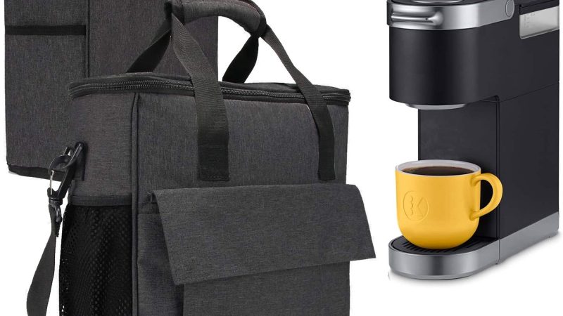 VOSDANS Travel Coffee Maker Carry Bag: The Perfect Travel Companion for Keurig K-Mini or K-Mini Plus Coffee Maker